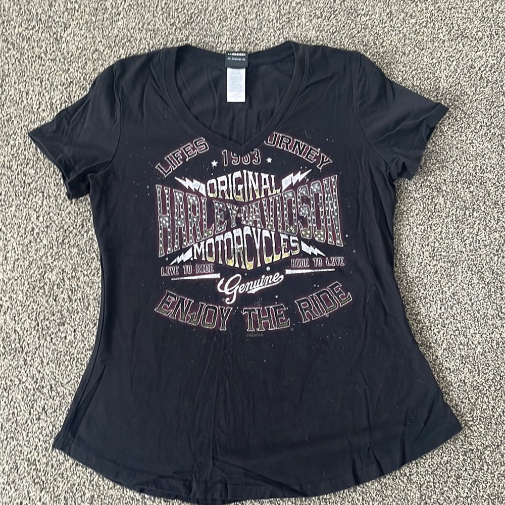 Harley Davidson Enjoy the ride Studded tee